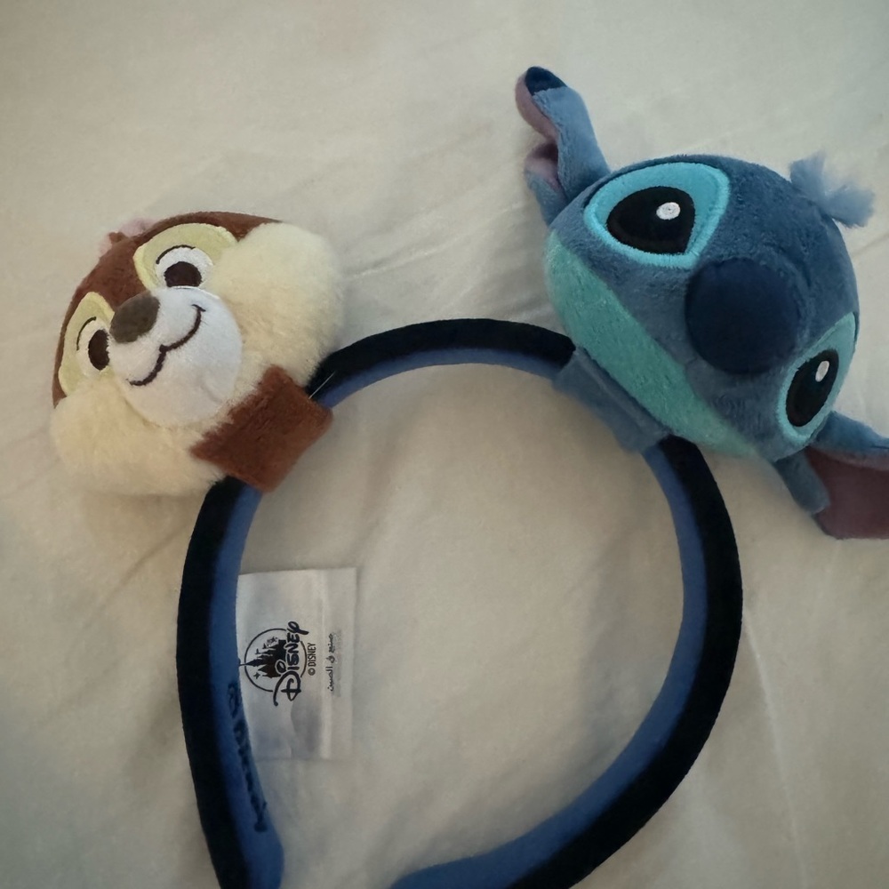 Disney Blue and Brown Character Plush Headband